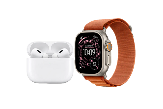 AirPods Pro 2 (ANC) + Watch Ultra 3 Premium Combo Fast Delivery | 7-Day Replacement