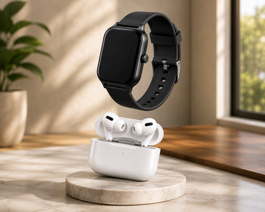 H9 Pro Max + AirPods Pro 2 ANC Stylish Combo | Premium Quality | 7-Day Replacement