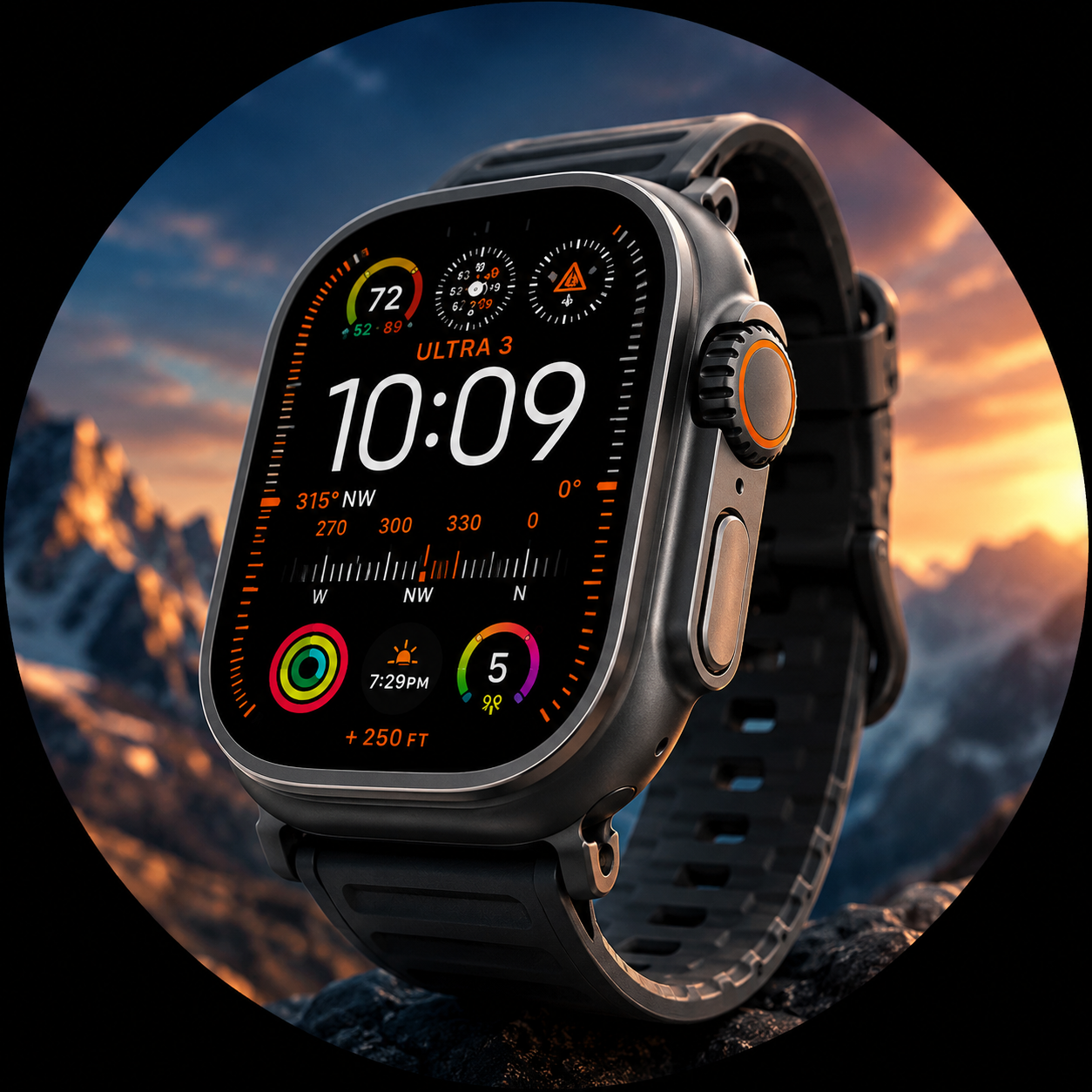 Watch Ultra 3 – 49mm Smartwatch | Free Extra Strap | Fast Delivery | 7-Day Replacement