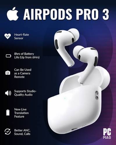 Air Pods Pro 3 | OG Packing | Premium Sound | Fast Delivery Free