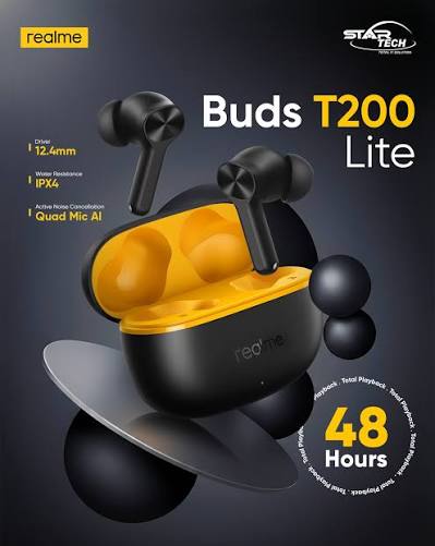 Realme T200 Lite | Smart Features & Stylish Design | Fast Delivery | 7-Day Replacement